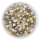 Star Light Yellow Glass FlatBack Rhinestones Silver Back WholesaleRhinestone